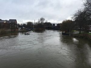 The River Severn in Frankwell, Shrewsbury