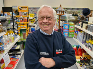 Supporting image for story: I'll never retire: Market Drayton sawmill owner Bill still cutting it at 89