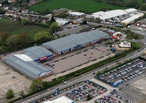 Linkway Retail Park on the A5 at Cannock