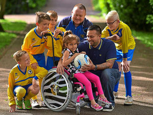 Supporting image for story: Hollie's wish to play in garden comes true