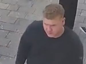 Supporting image for story: The man wearing jeans that police want to speak to about an assault at a Birmingham Broad Street venue