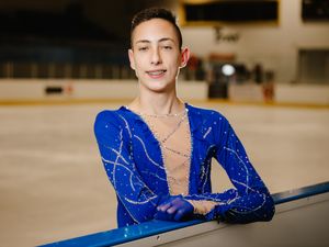 Supporting image for story: Champion figure skater Arin, 15, glides into global spotlight