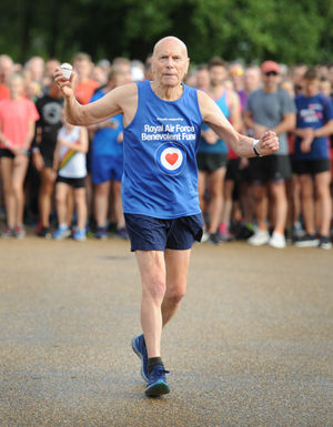 Jim's 300th parkrun at Telford was also a special occasion