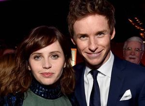Eddie Redmayne and Felicity Jones 