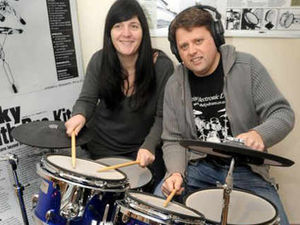 Supporting image for story: Couple are drumming up business