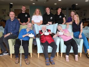 Supporting image for story: Care home residents don VR goggles for  “magical journey” by TV and film composer from Llangollen area