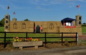 Roger Evans' creation was inspired by Buckingham Palace