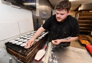 Luke Shuker is one of the 19 staff employed by the shop