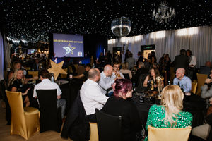 Academy director Joe Lockley, Lord-Lieutenant Anna Turner and Julie Lockley