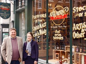 Supporting image for story: Bottoms up for new Shrewsbury whiskey shop