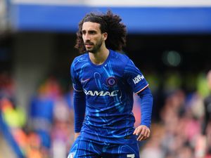Chelsea defender Marc Cucurella in action against Liverpool