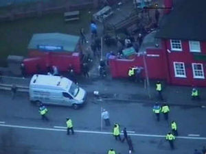 Supporting image for story: Hooligan violence captured on police film