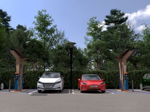 Supporting image for story: Osprey announces introduction of 150 high-powered EV charging hubs