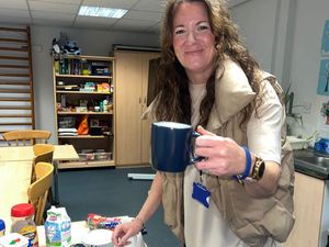Lorna Walker hosts a monthly Neuro Coffee Morning for brain injury survivors.
