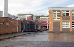 The former Phoenix School in October 2013, three months after closure