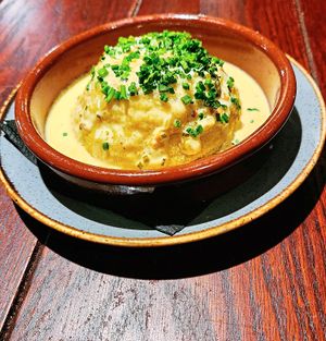 Cheese souffle could have been lighter