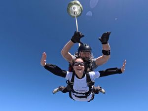 Alyson Alcorn takes to the skies.