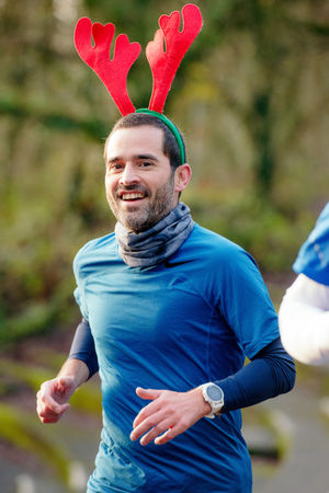 There was festive fun at the Telford Parkrun