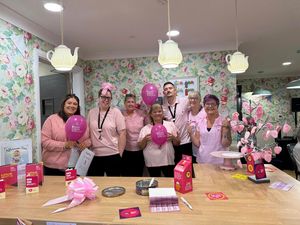 Supporting image for story: Cannock care home hosts afternoon tea in support of Breast Cancer Now