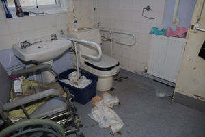 The bathroom at Kaylea Titford's home