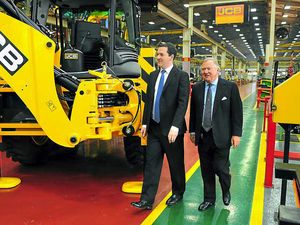 Supporting image for story: JCB hails 'strong' performance despite £50m profits slide