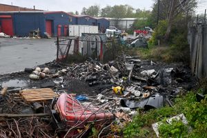 Fire crew left the scene at around 10.30pm