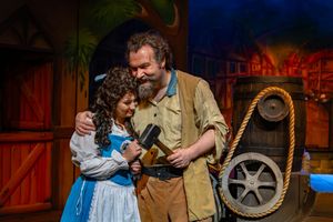 Touching scenes with Belle and her father