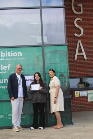 Scarlett Barnes achieved a B grade in Biology, an A grade in Psychology and a Distinction* in Sports Studies.