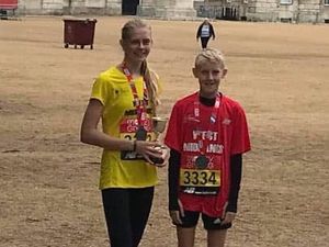 Supporting image for story: Bridgnorth siblings triumph in London Marathon as Zoe takes top spot in under-15s race
