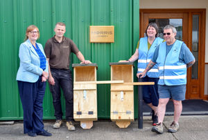 L-R Elizabeth Lowe, Jamie Goffin, Marion Versluijs and Brett Corde