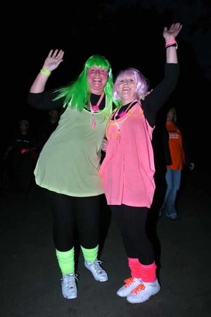 Julie Willey, aged 46, of Coalpool and Christine Ridley, 49, wore fancy dress. And art teacher Glen Parker, of Chuckery, wore armour made of discarded items such as cheese graters and lemon squeezers.nextpage