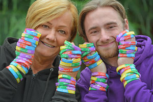 Suzy Richards said she shared the award with her son Owen, who has worked alongside his mother for the charity