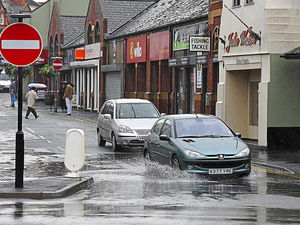 Supporting image for story: Shropshire roads and trains hit by flash flooding