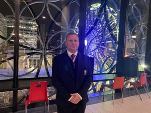 Guy Rippon, Head of Foundation and Community at Aston Villa Foundation, at the Library of Birmingham for the Euro 2028 launch event. Credit: Alexander Brock. Permission for use for all LDRS partners.