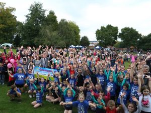 Supporting image for story: Atlantic rower Di guest of honour at Oswestry Community Games 