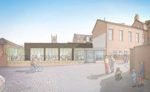 Artist's impressions of how the new extension might look.