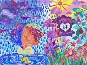 Supporting image for story: Kidderminster school pupils contribute to beautiful artwork