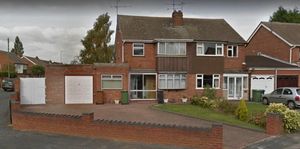 The original semi-detached property in Sandringham Avenue before it was rebuilt. PIC: Google Street View