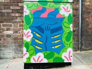 Supporting image for story: The devil is in the detail with new Shrewsbury town centre mural