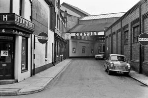A look down New Street, perhaps around 1960, showing the old Century Cinema.