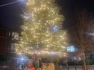 Last year's Christmas lights switch-on in Craven Arms