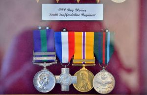 Roy's service medals