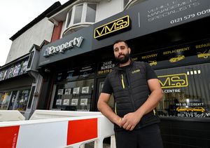 WALSALL COPYRIGHT NATIONAL WORLD TIM THURSFIELD -01/08/25Shop keepers aren't happy about Stafford Street, Walsall, being closed one way for roadworks as it is affecting trade.Jeevan Singh from Property Local.