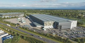 CGI of the new Carlsberg Britvic depot at the new West Midlands Interchange