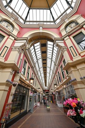 Inside Walsall's Victorian Arcade