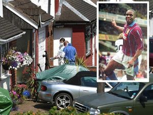 Supporting image for story: Police officer on murder charge over Taser death of footballer Dalian Atkinson in Telford 

 