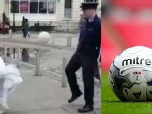 Supporting image for story: This footballing nun and policeman combination is the gift that keeps on giving