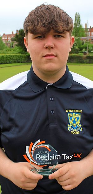 Home hero Rhys Marshall and away man-of-the-match Jarrett Cotterill