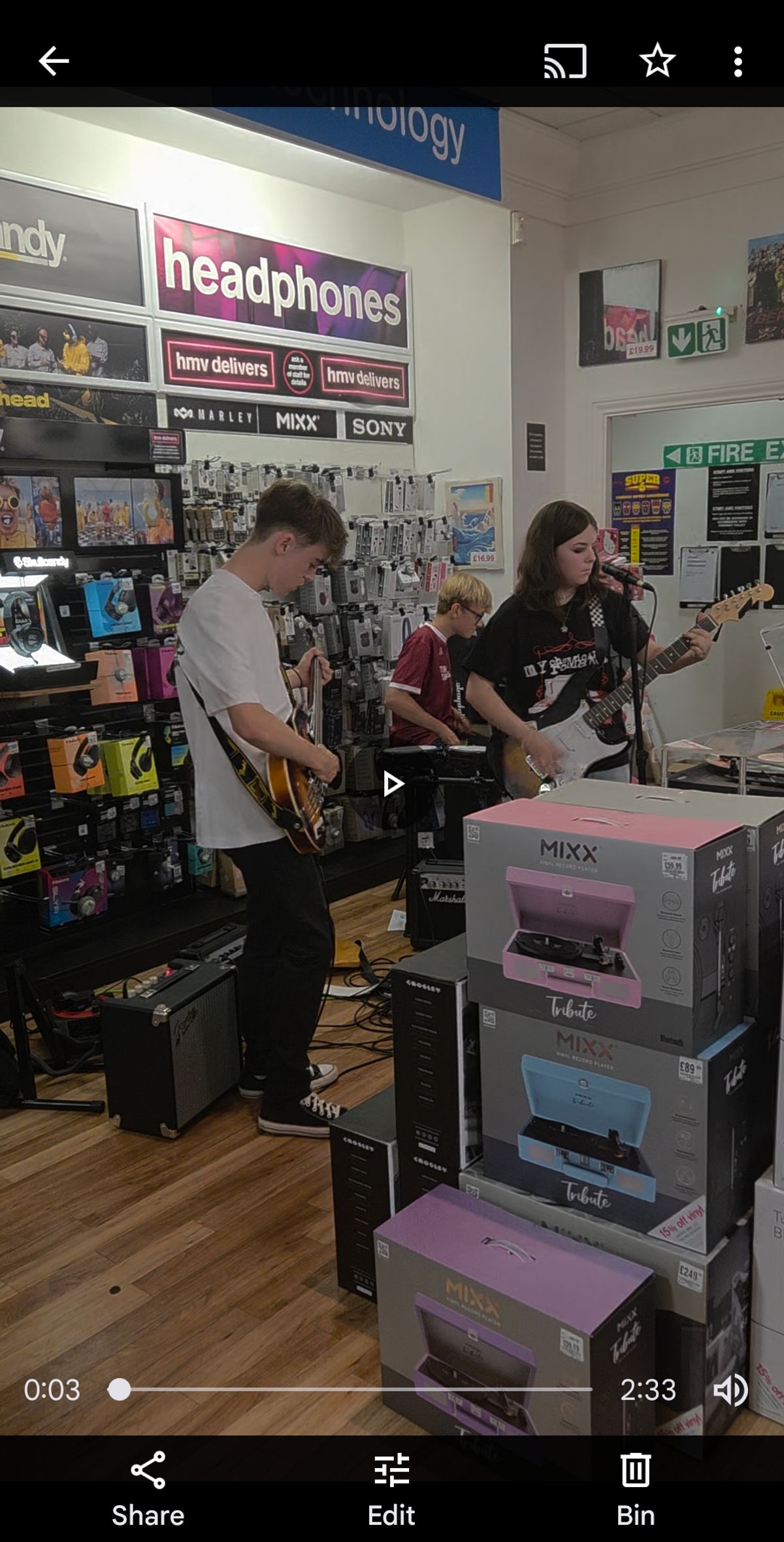 Young Telford band smash it at debut performance