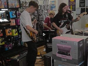 Supporting image for story: Young Telford band 'smash it' at debut performance